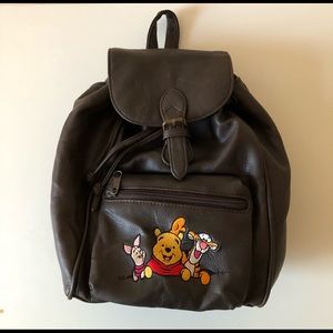 Walt Disney Winnie The Pooh Mini Leather Backpack